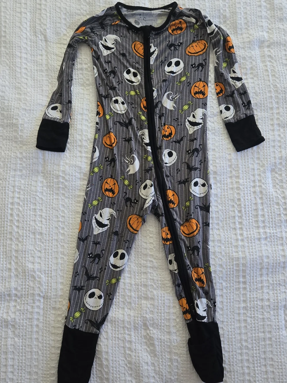 Little Sleepies Halloween Jack Skellington One-Piece